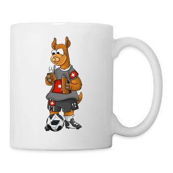 Swiss Fan Lama - Mug - white - Right
