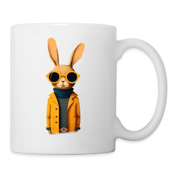 Lapin de mode - Mug blanc - blanc - Droite