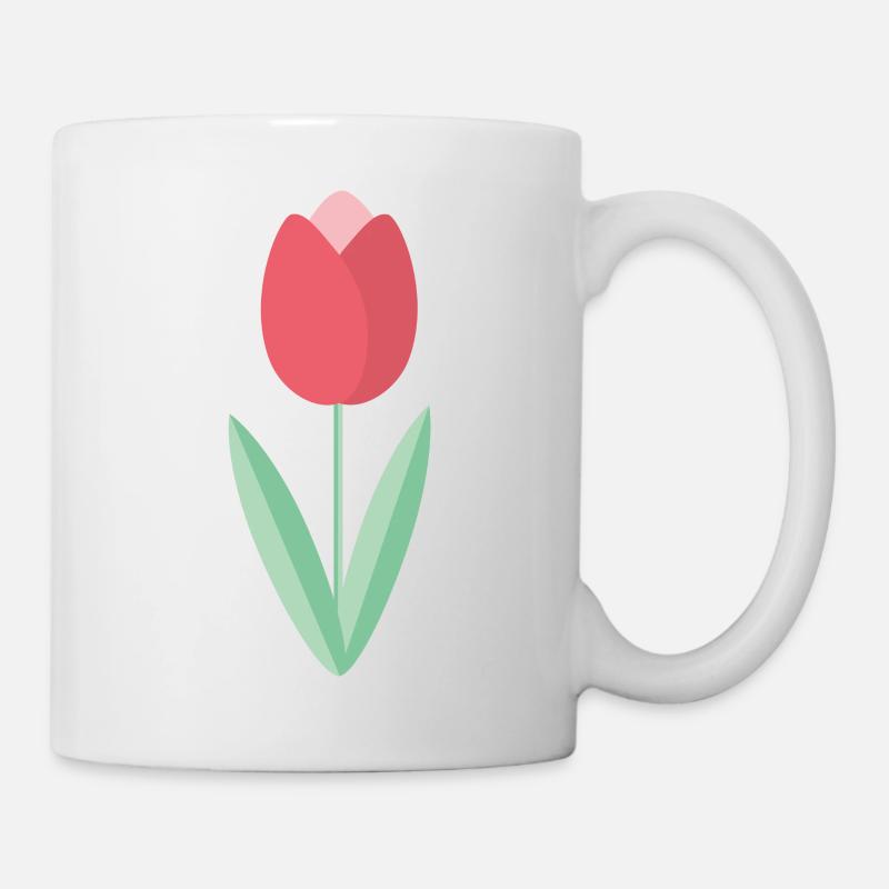 Tulpe - Tasse - Weiß