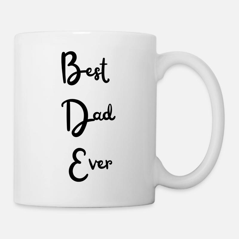 Best Dad Ever - Tasse - Weiß