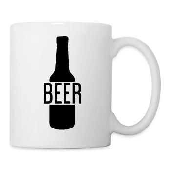 Bière Bière Vin Vino Party - Mug blanc - blanc - Droite