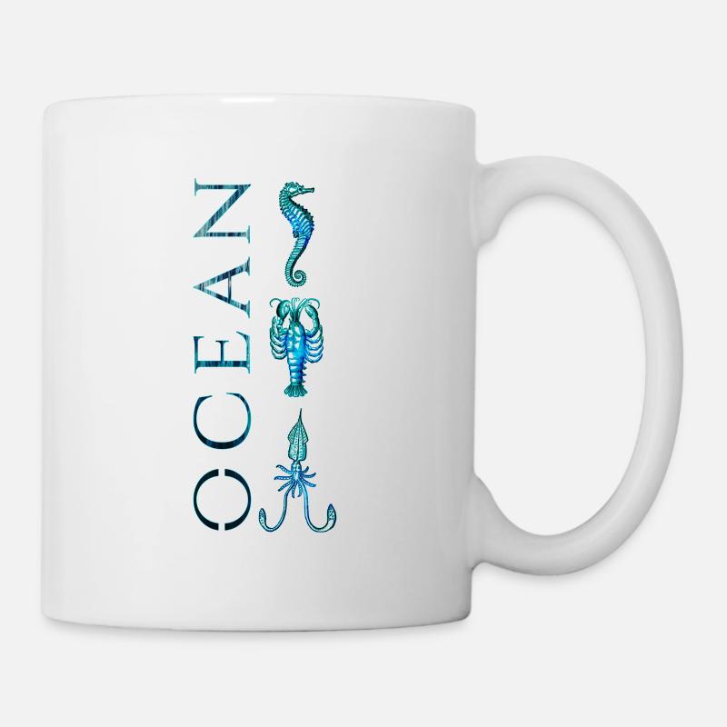 Océan animaux - Mug blanc - blanc