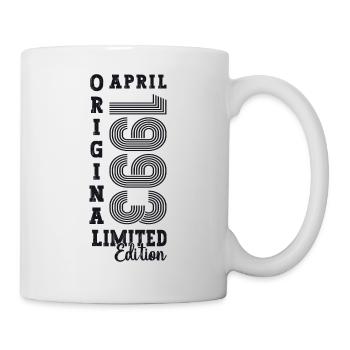 30th birthday man April Born 1993 Original - Mug - white - Right