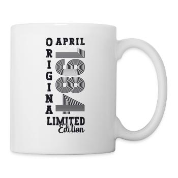 39e anniversaire homme April Né 1984 Original - Mug blanc - blanc - Droite
