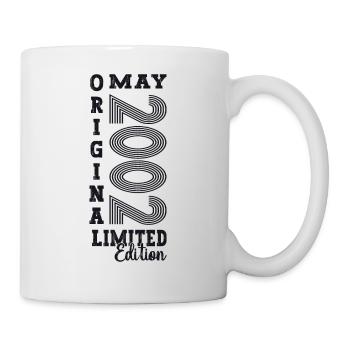 21st Birthday Man an Original May Vintage 2002 - Mug - white - Right