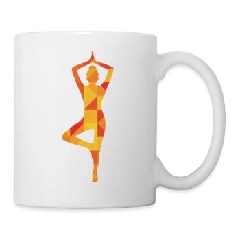 Yoga - Tasse - Weiß - Rechts