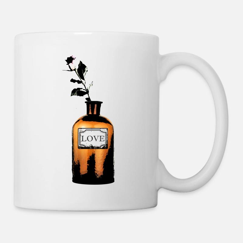 L’amour de la bouteille - Mug blanc - blanc