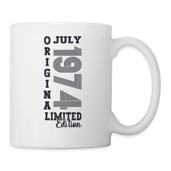 49th Birthday Man Original July Vintage 1974 - Mug - white - Right
