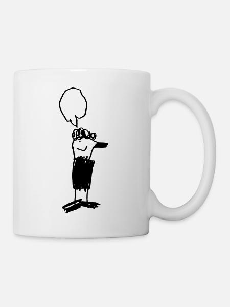 Elefantenmann - Tasse - Weiß