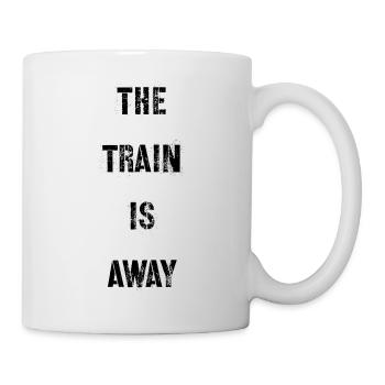 T-Shirt « Le train est parti » - Mug blanc - blanc - Droite