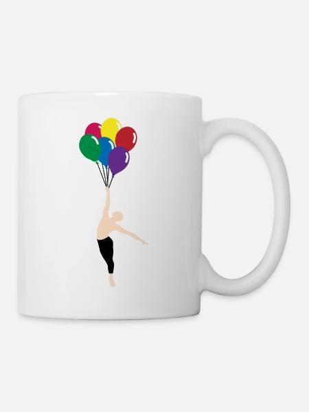 Luftballon - Tasse - Weiß