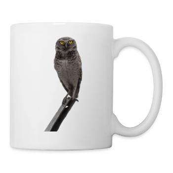 Die Eule die Eule - Tasse - Weiß - Rechts