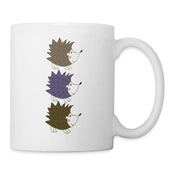 igel dreifach - Tasse - Weiß - Rechts