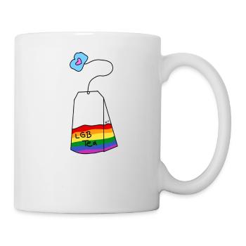 LGBT Tee - Tasse - Weiß - Rechts