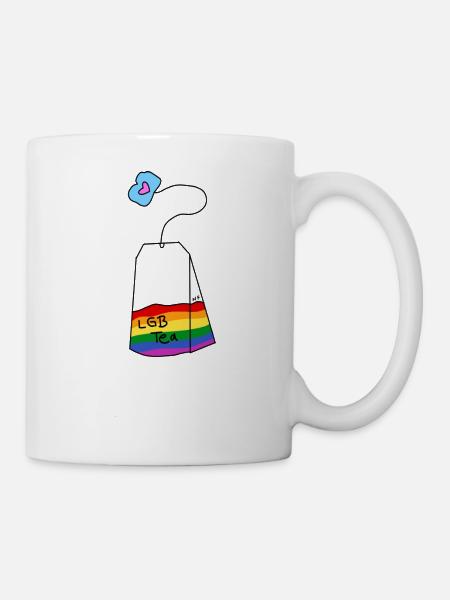 LGBT Tee - Tasse - Weiß