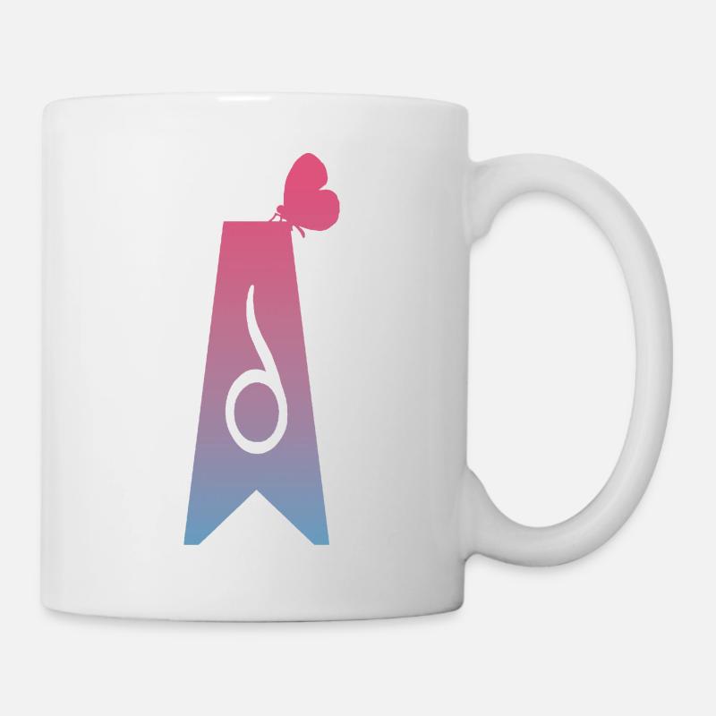 Logo AD de la Saint-Valentin - Mug blanc - blanc