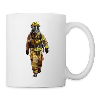 Fire Brigade 112 Firefighter - Mug - white - Right