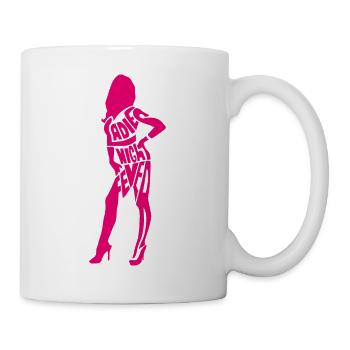 Ladies Night Fever pink - Tasse - Weiß - Rechts