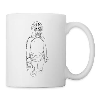 Petit catcheur - Mug blanc - blanc - Droite