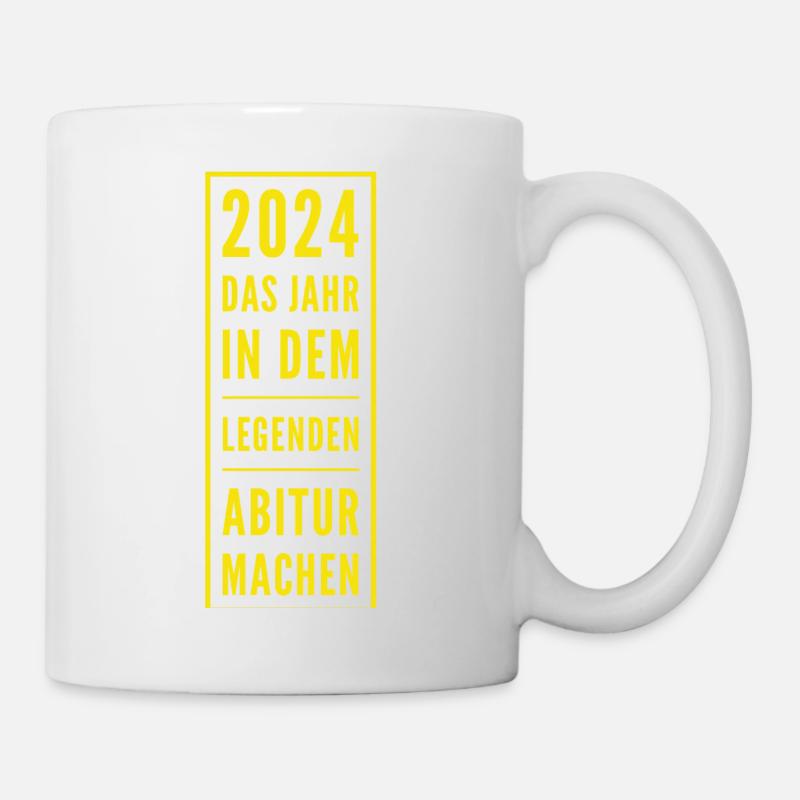 Lustige Abi Sprüche - Tasse - Weiß