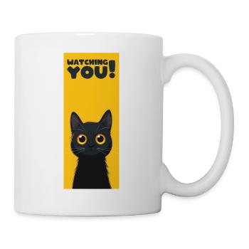 Watching you Cat - Mug - white - Right