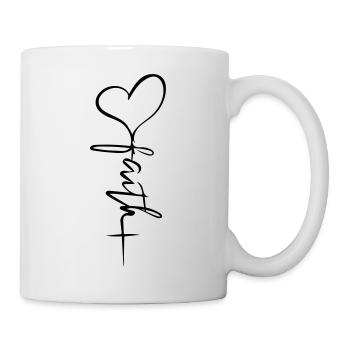 foi - Mug blanc - blanc - Droite