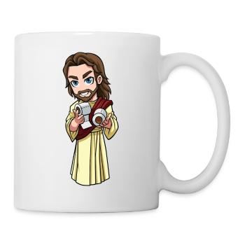 Papier toilette Jésus - Mug blanc - blanc - Droite