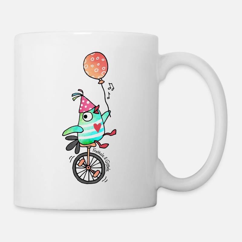 Einrad Spaß - Tasse - Weiß