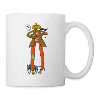 l’homme citrouille - Mug blanc - blanc - Droite