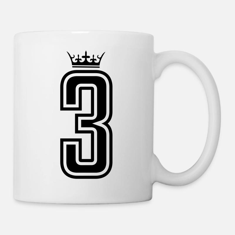 3 crowns - Mug - white