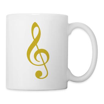 Conception unique de t-shirt clef - Mug blanc - blanc - Droite