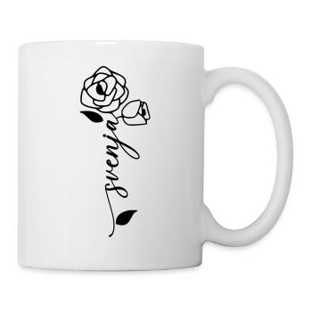 Svenja Nom Prénom Nom Fleur - Mug blanc - blanc - Droite