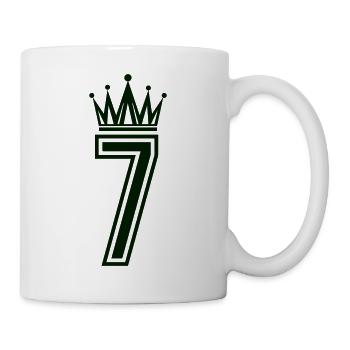 7 Couronne - Mug blanc - blanc - Droite