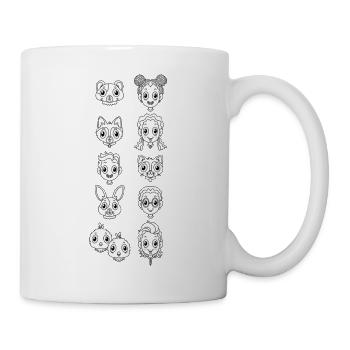 Haustiere - Tasse - Weiß - Rechts