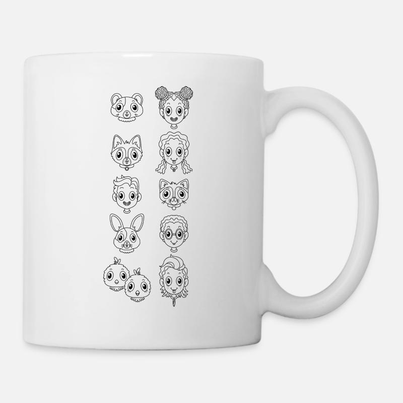 Haustiere - Tasse - Weiß