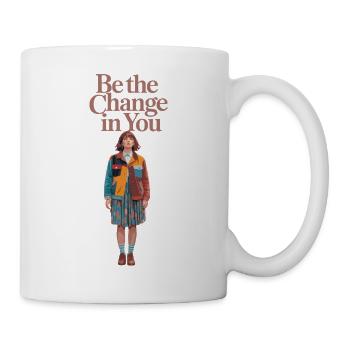SOYEZ LE CHANGEMENT EN VOUS - Mug blanc - blanc - Droite