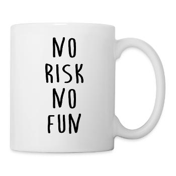 No Risk No Fun - Kein Risiko Kein Spass - Mug - white - Right