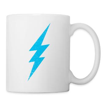 Blitz Energie Design - Tasse - Weiß - Rechts