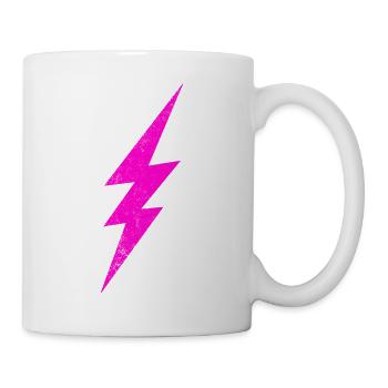 Glowing Pink Lightning - Mug - white - Right