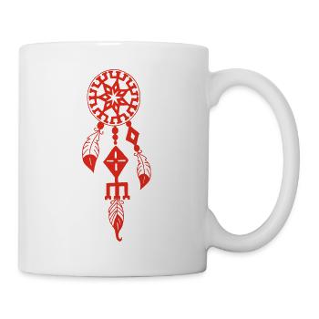 Red Dreamcatcher - Mug - white - Right