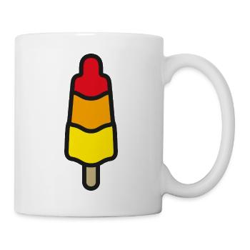 Wie eine Rakete!! - Tasse - Weiß - Rechts