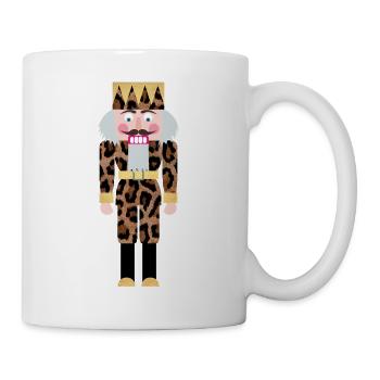 Casse-Noisette Leolook Imprimé Animal Décoration de Noël - Mug blanc - blanc - Droite
