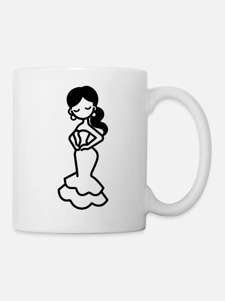 Flamenco - Tasse - Weiß