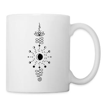 Moon Totem – Symbol of the Night Power Lunar Spirit - Mug - white - Right