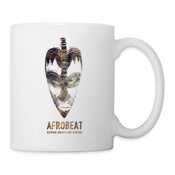 Afrobeat Maskierter Grunge - Tasse - Weiß - Rechts