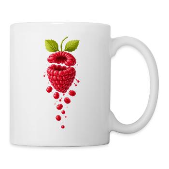 Juicy raspberry surealistic - Mug - white - Right