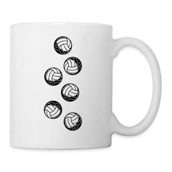 Volley-ball - Mug blanc - blanc - Droite