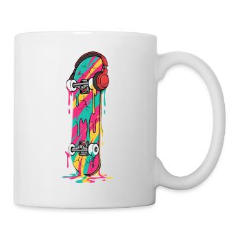 Skateboard Streetwear Aesthetic - Mug - white - Right