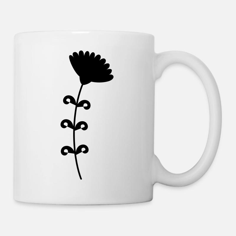 Fleur - Mug blanc - blanc