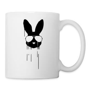 Lunettes de soleil Mauvais Lapin - Mug blanc - blanc - Droite